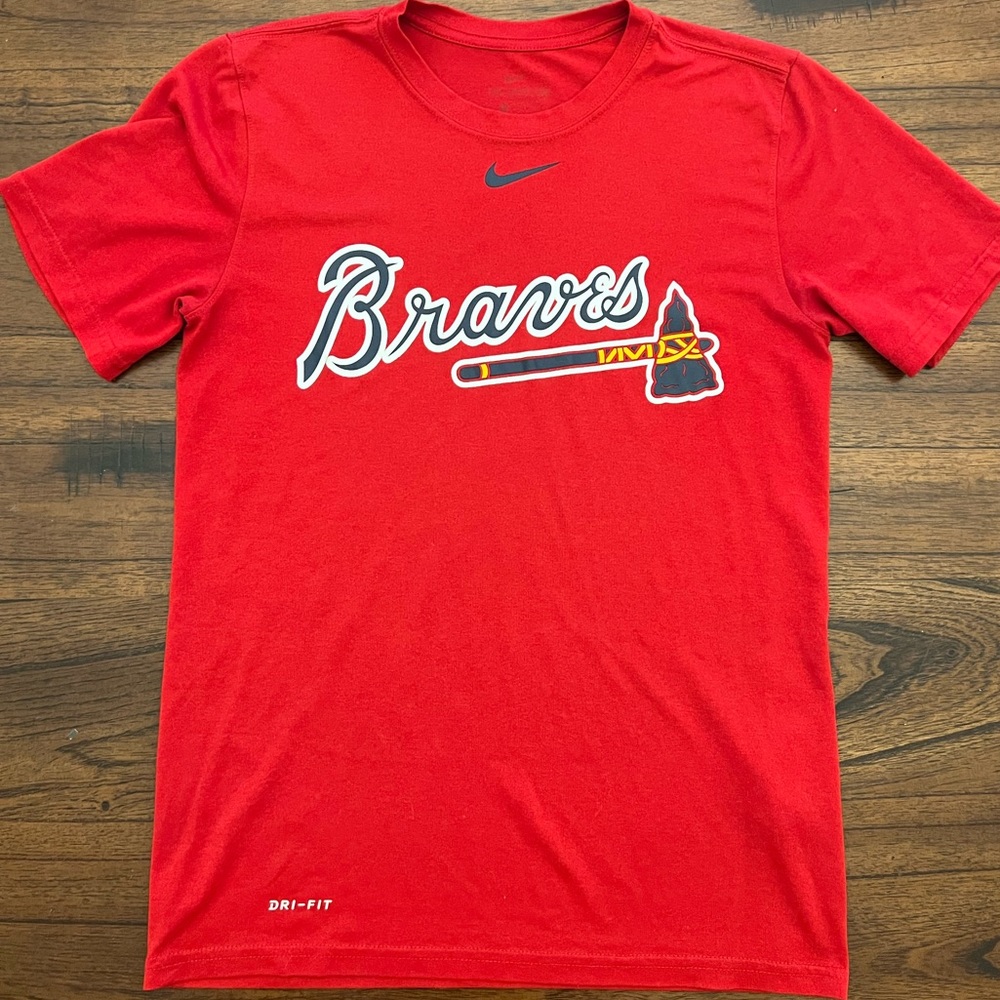 Nike Atlanta Braves dri-fit shirt size small